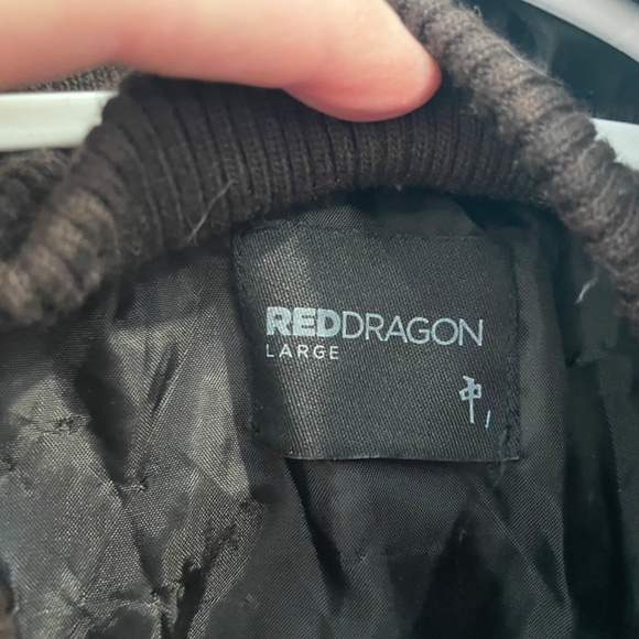 Red dragon women’s bomber jacket size large - Picture 5 of 5